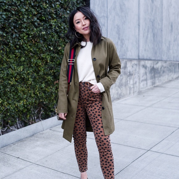 madewell polka dot jeans